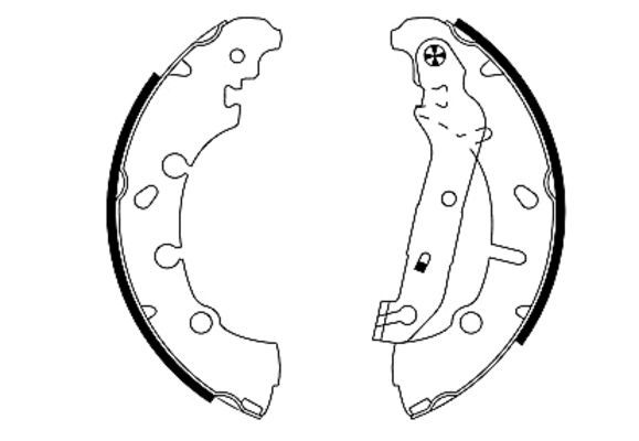 HELLA PAGID Jarrukenkäsarja 8DB 355 002-411